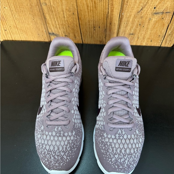 Nike Air Max Sequent 2 Taupe Grey Port Wine Plum Fog Women’s Size 7 - Picture 6 of 13